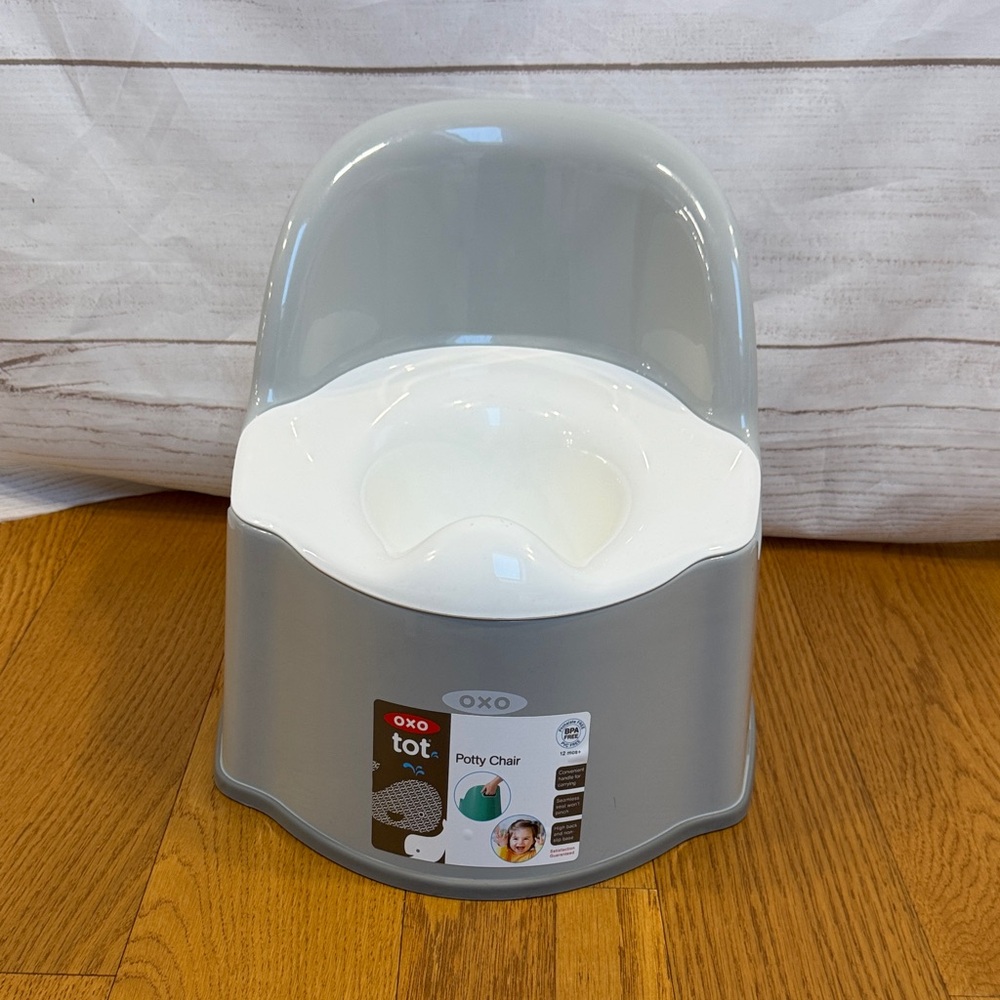 Oxo Grey and White Toddler Potty Seat